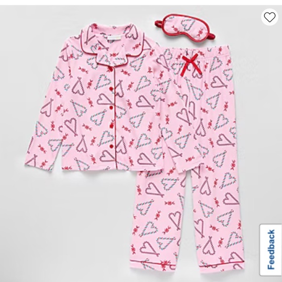 Saint Eve Other - Girls Pajama Heart print size 10 NEW